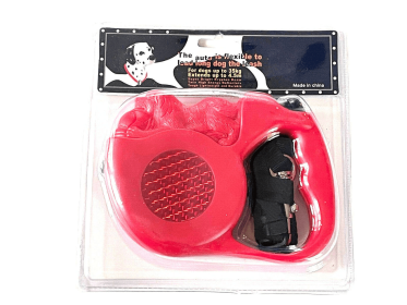 Reflective Retractable Dog Leash, 4.5m, for Medium to Large Dogs (35kg Capacity)