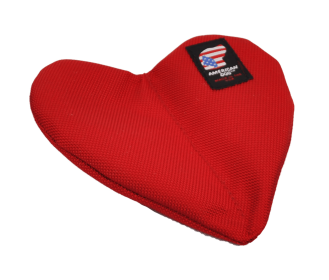 Heart of Stone Medium Dog Toy - Durable Squeakerless Fetch Companion