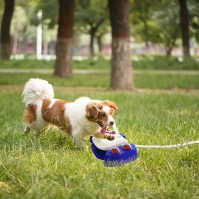 Dog Water Fountain Multifunctional Automatic Pet Water Dispenser Outdoor Step-on Activated Sprinkler for Drinking Shower Fun (Option: Blue)